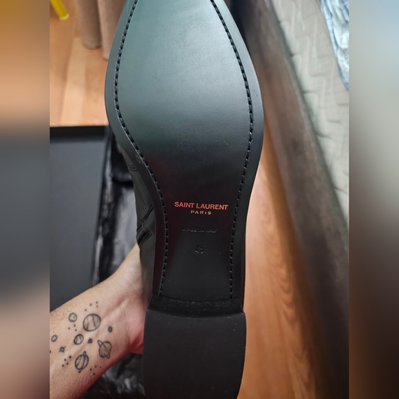 YSL Saint Laurent Paris Otto Boots Men Size EU 45 / US 12 - Picture 11 of 17